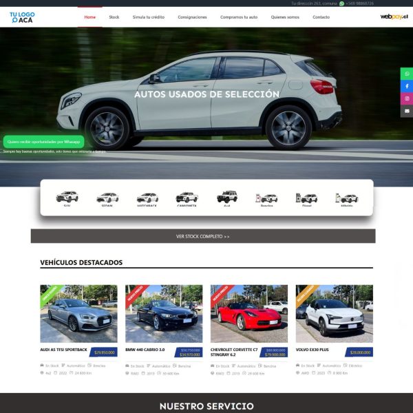 AUTOMOTORA<br>Diseño Corporativo Filtro horizontal