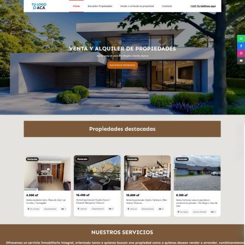 CORREDORA DE PROPIEDADES<br>Diseño Video Home